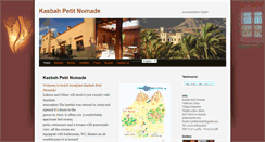 Desktop Screenshot of kasbah-petitnomade.com